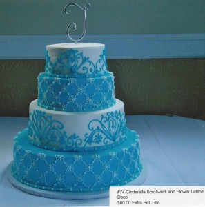 74 Cinderella Scrollwork and Flower Lattice